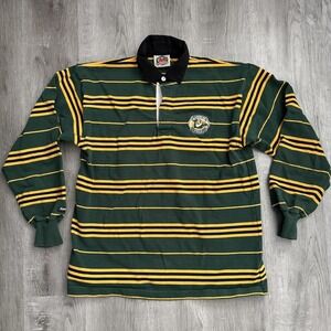 Vintage Barbarian Rugby Wear Shirt Mens XL Packers Lambeau Field Long Sleeve